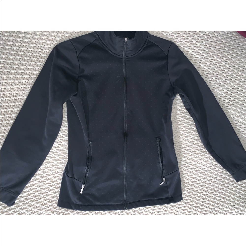 nike black gold jacket